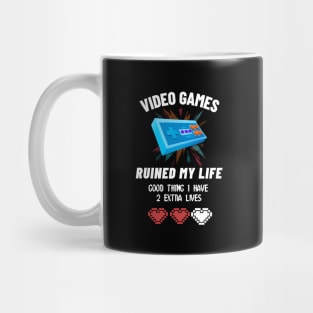 Video Games Ruined My Life Mug